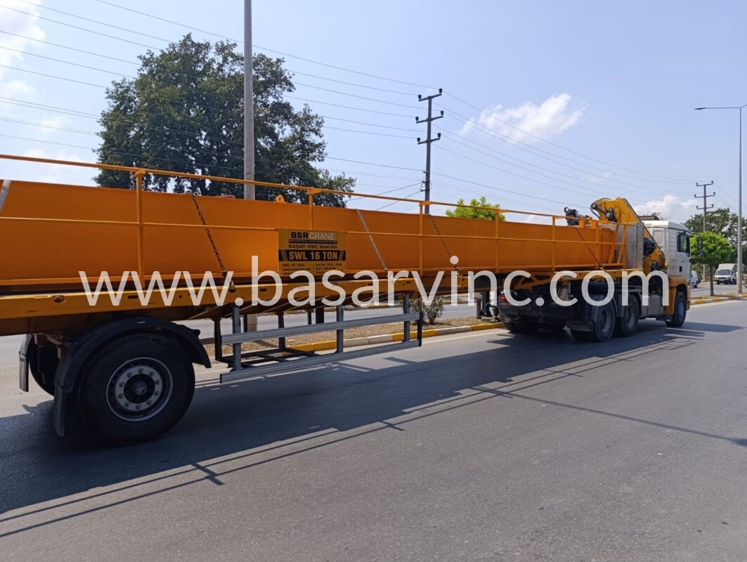 çift kirişli gezer köprülü vinç makinası