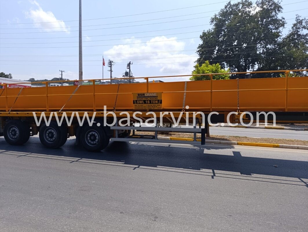 çift kirişli gezer köprülü vinç makinası