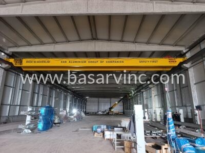 çift kirişli gezer köprülü vinç makinası